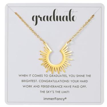 Imagem de immerFancy Colar feminino com estampa de peixe dourado e borboleta do zodíaco, boêmio, delicado, vintage, inspirador, fofo, pingente de amizade, joias estéticas, presentes, 16.54 inch, Metal, Sem