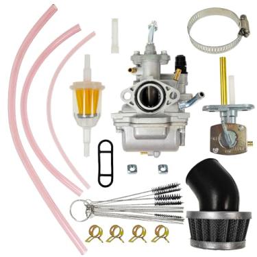 Imagem de Carburador TTR 90 5HN-14101-00-00 Substituição para Yamaha TTR90E 2003-2005 TTR90EW 2007 TTR90EV 2006 TTR90 2000-2003 Carburador com válvula Petcock filtro de ar 5HN-1411 01-01 -00