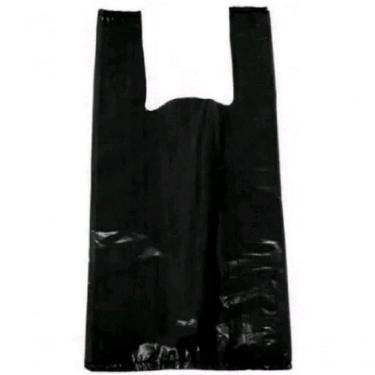 Imagem de Sacolas Plasticas Reciclada Recuperada Preto 1kg