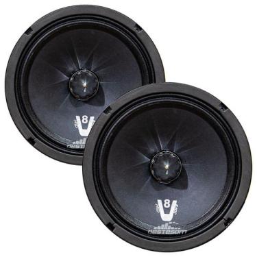 Imagem de Par Medio Grave Voz Trio Goiano Compet 8 Polegada 200w 4ohms