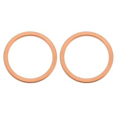 Imagem de SG Store 2 juntas de cobre para vedação de parafuso de drenagem de óleo 10261860 22 x 27 x 1,5 mm compatíveis com Maserati Quattroporte GT GC Ghibli Levante