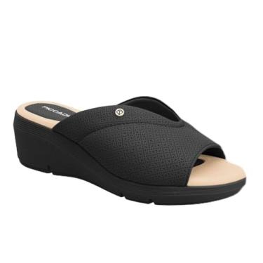 Imagem de Tamanco Piccadilly Joanete Anabela Conforto 540376 Cor:preto;tamanho:35