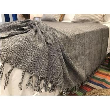 Imagem de Manta Para Sofa Grande 220x150cm Protetora Decorativa Ideal Para Sala De Estar (Marrom Mesclado)