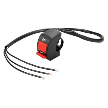 Imagem de Generic Interruptor de luz de emergência leve com interruptor de pisca duplo, botão de aviso, controlador, acessórios de reparo, substituição e manutenção, Conexão de 3 Fios