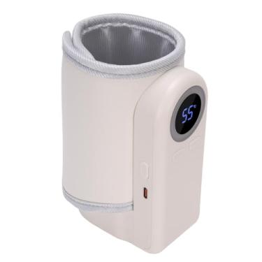 Imagem de Cosiki Aquecedor de Mamadeira Portátil, Envoltório Aquecedor de Leite para bebê Recarregável USB Com Bateria de 10000mAh e Configurações de Calor Ajustáveis, para Fórmula