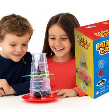 Imagem de Brinquedo Infantil Jogo Divertido Interativo Puxou Caiu Presente Crian