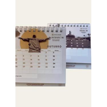 Imagem de Mini Calendário de Mesa 2026 – Cidades Criativas Brasileiras