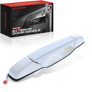 Imagem de A-Premium Maçaneta externa traseira direita compatível com Chevrolet Silverado 1500 2007-2013, Tahoe, Avalanche, Suburban 2500 e GMC Sierra 3500 HD, Yukon & Cadillac ESV EST, Olympic White (040)