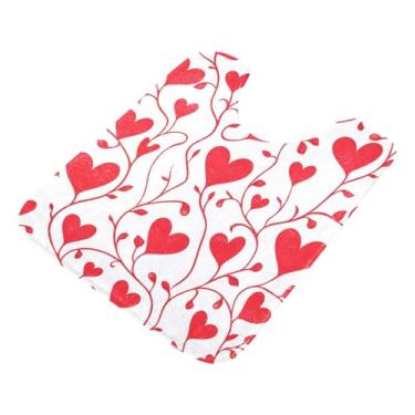 Imagem de Burbuja Tapete de banho Love Hearts, tapete de banheiro absorvente extra macio com suporte antiderrapante para banheiro, banheira, chuveiro, 40 x 61 cm