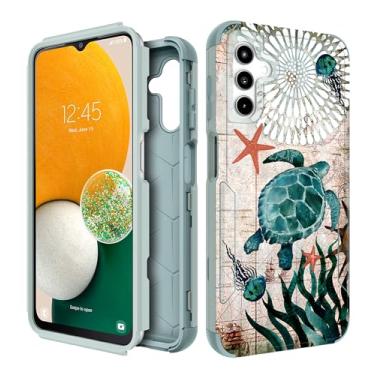 Imagem de Plakill Capa para Samsung Galaxy A14 - Capa para telefone feminina bonita estética design exclusivo tartarugas adolescentes capa protetora à prova de choque Funda Samsung A14