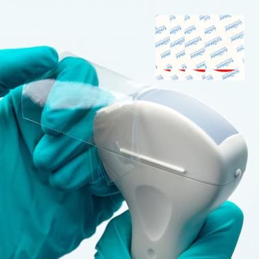 Imagem de JZRYL Capa de sonda de ultrassom, protetor descartável sem látex transparente para transdutor, 12,7 cm C x 7,6 cm L (50 peças)