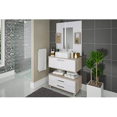 Imagem de Conjunto de Banheiro Completo CLASS: Balcão, painel e cuba