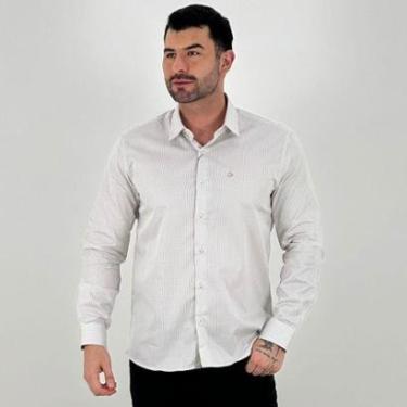 Imagem de Camisa Guilherme Soul Slim Manga Longa Quadriculada Masculina-Masculino