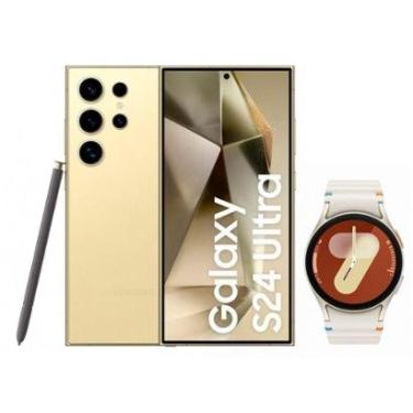 Imagem de Smartphone Samsung Galaxy S24 Ultra 512GB + Smartwatch Watch7 40mm-Unissex
