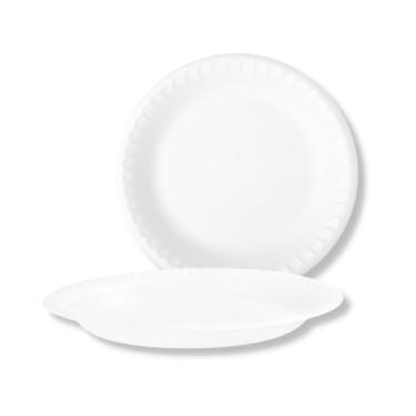 Imagem de Prato EPS 26 cm Totalplast TPR-26 Branco | Kit com 200 Unidades
