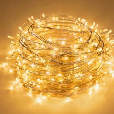 Imagem de Luzes decorativas de árvore de Natal artificial - 1,8 m