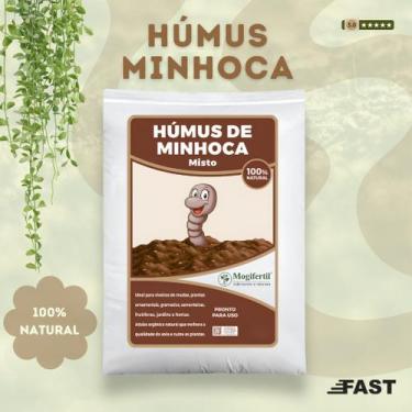Imagem de Húmus de Minhoca 10Kg - Adubo Orgânico para Plantas, Hortas, Jardinage