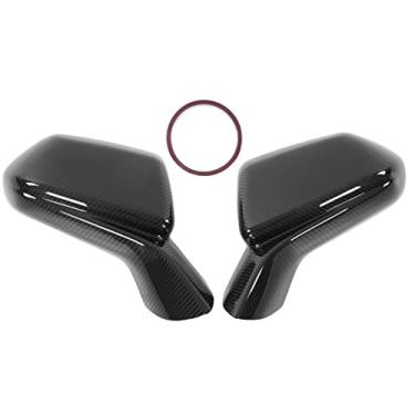 Imagem de Capa de espelho retrovisor de fibra de carbono para chevy melhora a aparência esportiva adequada para entusiastas de automóveis