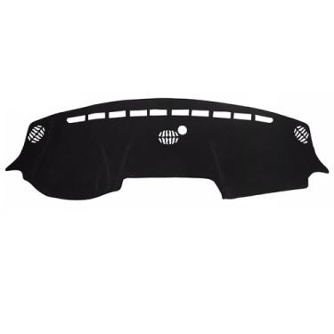 Imagem de Capa de painel compatível com Dodge Ram, almofada de painel de flanela compatível com Dodge Ram 1500 2500 3500 2019-2023 2024 2025 acessórios automotivos (sem HUD)