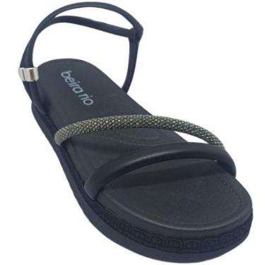 Imagem de Sandália Beira Rio Feminina Casual com Strass-Feminino