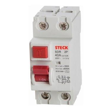 Imagem de Interruptor Diferencial Residual 2p 80a 30ma Sdr280003 Steck