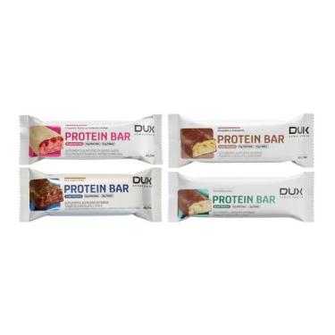 Imagem de Mix 4 Barra de Proteína Pura 20g Proteína Mais Energia Pro Treino Dux