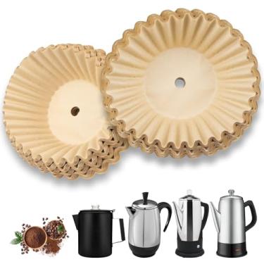 Imagem de Wcone 100 filtros de café de papel perfurado para cafeteiras Farberware 8 e 12 xícaras | Serve para Coletti Bozeman 12 xícaras, Elite Gourmet EC812, Cuisinart PRC-12N