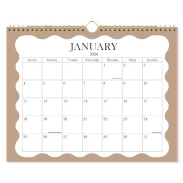 Imagem de Calendário 2025-2027 - Calendário de parede de dezembro de 2025 a junho de 2027, 2025-2027. Calendário suspenso com marcação de feriado, papel premium para organização, 21 cm x 28 cm, ondulado