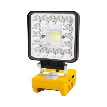 Imagem de Lanterna De Trabalho LED Portátil Sem Fio Recarregável 6000K Holofote 