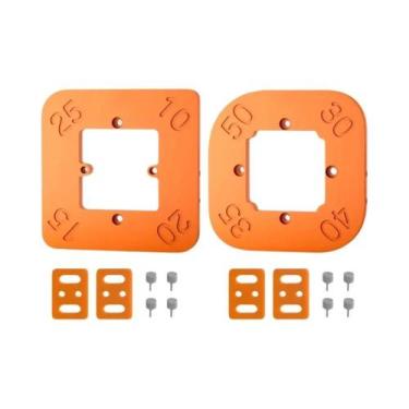 Imagem de Gabarito De Fresadora Para Madeira Com Raio De Curva ABS, Ferramenta R