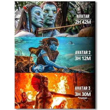 Imagem de Looksalot Pôster de Avatar 3 2025 para fãs quarto de crianças decoração de parede - filme avatar pôsteres em tela para adolescentes meninos meninas presentes