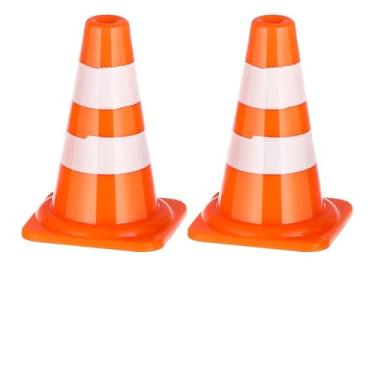 Imagem de TOYANDONA Mini Cones de Trânsito a Granel: Cones de Treinamento de Plástico Laranja, Sinalização de Advertência para Bloqueio de Estrada, Construção, Sala de Aula, Brincadeiras de Faz de Conta,