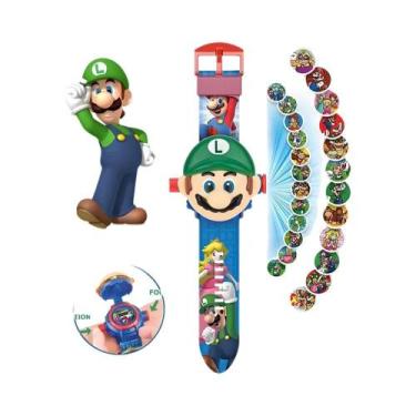 Imagem de Relógio Projetor Eletrônico Infantil Mario Com 24 Padrões, Brinquedo P