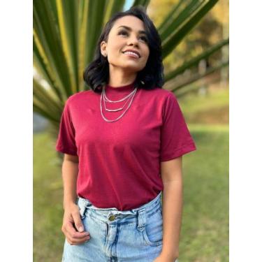 Imagem de Blusa feminina t-shirts - Luck Oficial, Preto, 35