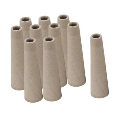 Imagem de Esquirla Conjunto de 10 suportes para cones de fios, tubos para enrolar fios de lã e papel, tubos para enrolar novelos de fios e correntes de arame, 6.8 Cm de Diâmetro
