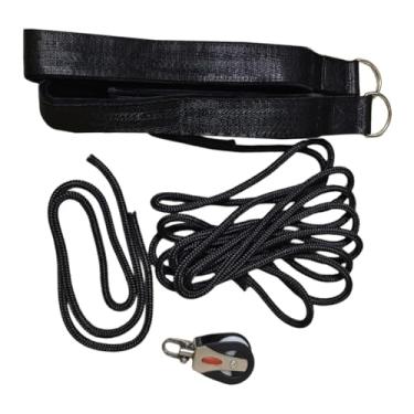 Imagem de menolana Cordas de tração para Pilates Reformer, 5,2 m, 1 m, alça dupla de substituição, acessórios para cama de Pilates, roda de polia para academia, homens e, Style a