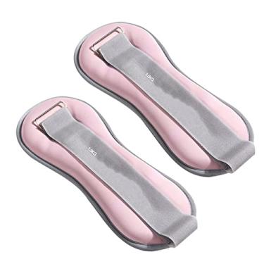 Imagem de Yinhing Saco de Areia Amarrado à Mão, 2 Peças, Alça Ajustável Com Gancho e Laço de Alta Resistência para Treinamento de Força, Saco de Areia de Tornozelo para Dança e Fitness (3,3 libras)