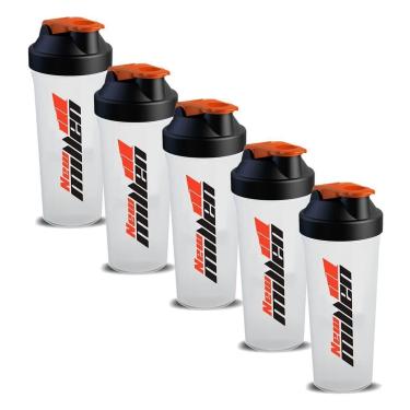 Imagem de Kit 5X Coqueteleira - 600ml Branca/Laranja - New Millen-Unissex