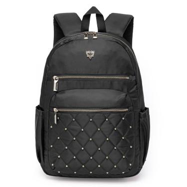 Imagem de Mochila Feminina Escolar Casual Resistente Espaçosa Trabalho-Feminino