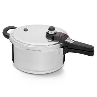 Imagem de Panela de Pressão Eterna 4,5 Litros em Alumínio Polido Nigro, 4,5L, Pr