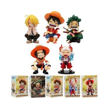 Imagem de Luffy Ace Yamato One Piece Ornamento De Carro Anime Portátil Figura De