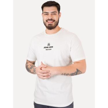 Imagem de Camiseta John John Masculina Regular Industry Co. Off White-Masculino