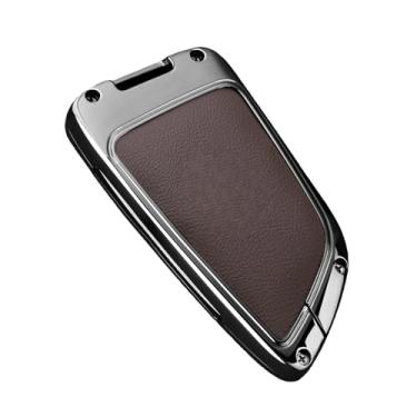 Imagem de Capa de couro para chave com fivela especial, capa de carro compatível com BMW X1 X3 X5 X6 X7 1 3 5 6 7 Série G20 G30 G11 F15 F16 G01 G02(H-gun brown)