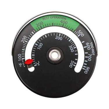 Imagem de Termômetro magnético para tubo de fogão, termômetro magnético para fog
