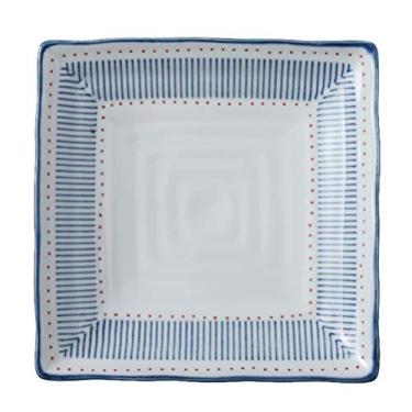 Imagem de Prato de cerâmica para sushi, bandeja quadrada para salada, sobremesa japonesa, prato de jantar de porcelana para casa