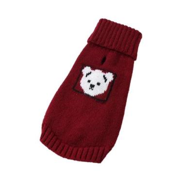 Imagem de Suéter Quente De Inverno Para Cães Pequenos E Médios, Colete De Tricô 