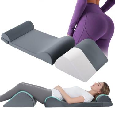 Imagem de HOMBYS Conjunto de 3 almofadas BBL para dormir após cirurgia para dormir, BBL com cunha de perna e suporte de cabeça, conjunto de recuperação de bumbum brasileiro de 3 peças para recuperação de