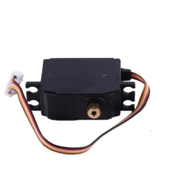 Imagem de Peças de carro RC compatíveis com Wltoys 12428 12423 RC carro caminhão veículo acessório servo motor elétrico atualizado metal engrenagem de direção servo