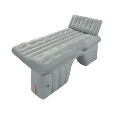 Imagem de Cama Inflável Elétrica Para Viagem, Colchão De Ar Espesso Com Um Toque