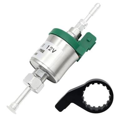 Imagem de JA&MIU Bomba de combustível de aquecedor diesel de 12 V, aquecedor de ar de estacionamento silencioso com suporte compatível com aquecedores a diesel de 1 a 8 KW